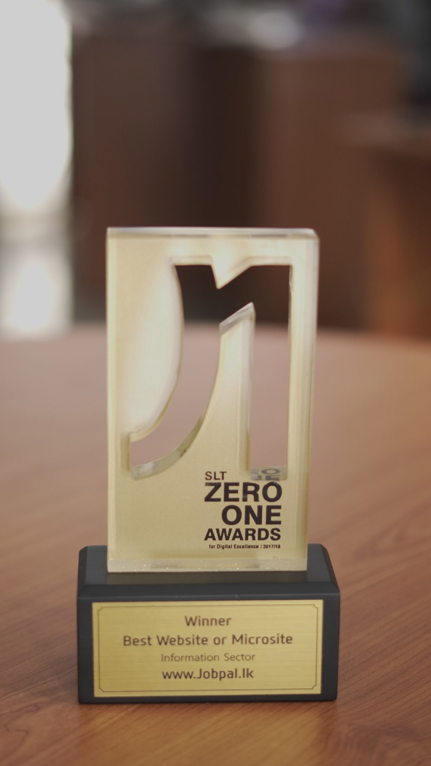 GOLD Winner – Best Website (Information Services Sector) - Jobpal.lk